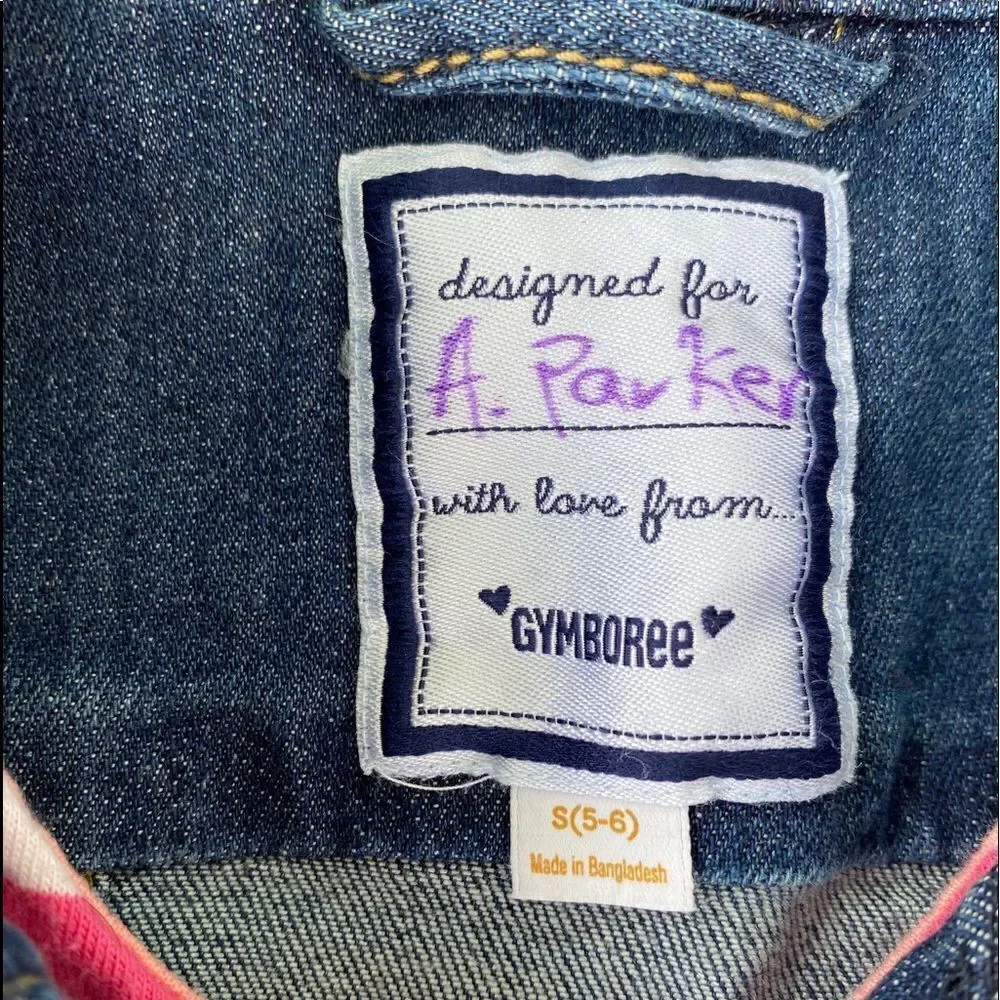 🌴 Gymboree Classic Blue Denim Vest Girls Small(5-6)